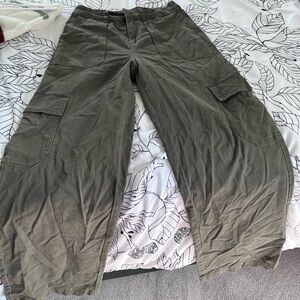 wild fable Olive Green Wide Leg Cargo Pants